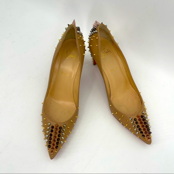 COPY - Christian louboutin  shoes. Beige color. Short heel - Picture 6 of 8